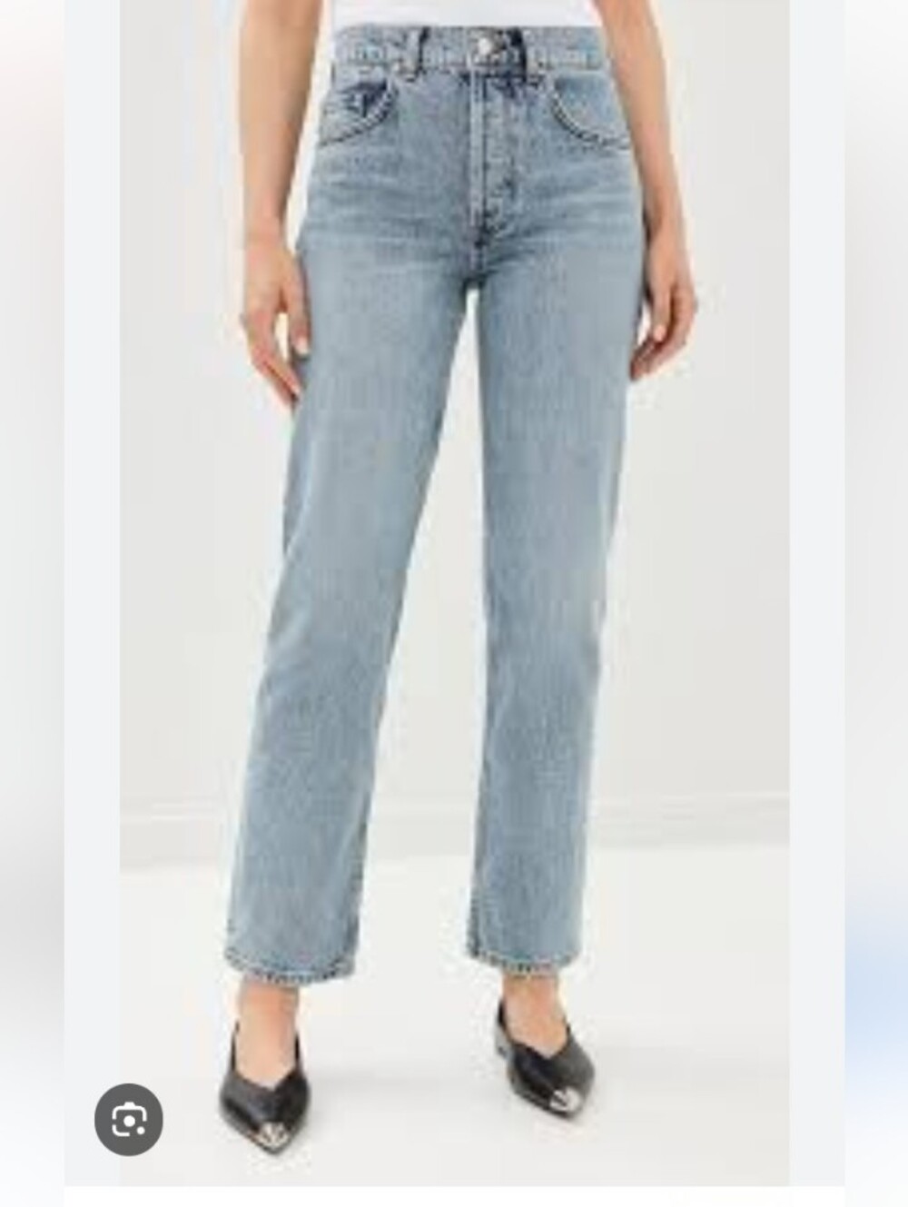 Anine Bing Benson High -rise Straight Leg Jeans. Size 29.